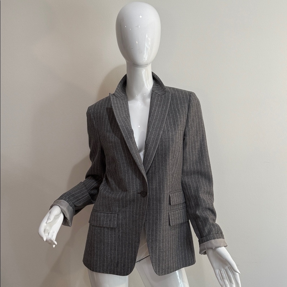 Brooks Brothers Wool Stellita Fit Pin Stripe Blazer Corpcore - Picture 3 of 11